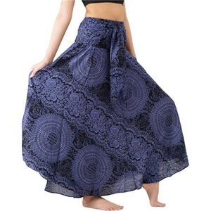 Long Skirts for Women Blossom Navy